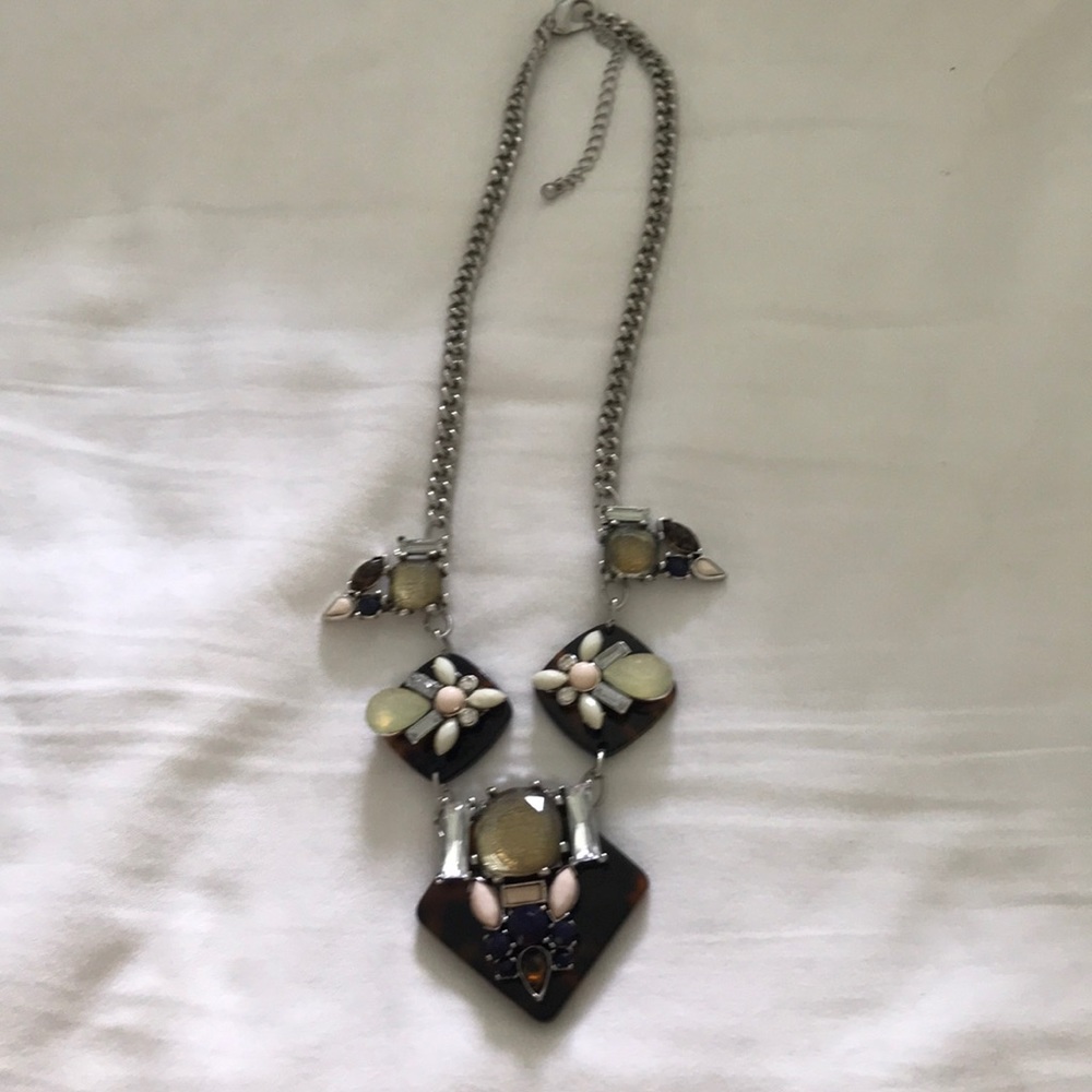 Vintage Look Tortoise w Multi Color & Size Stones